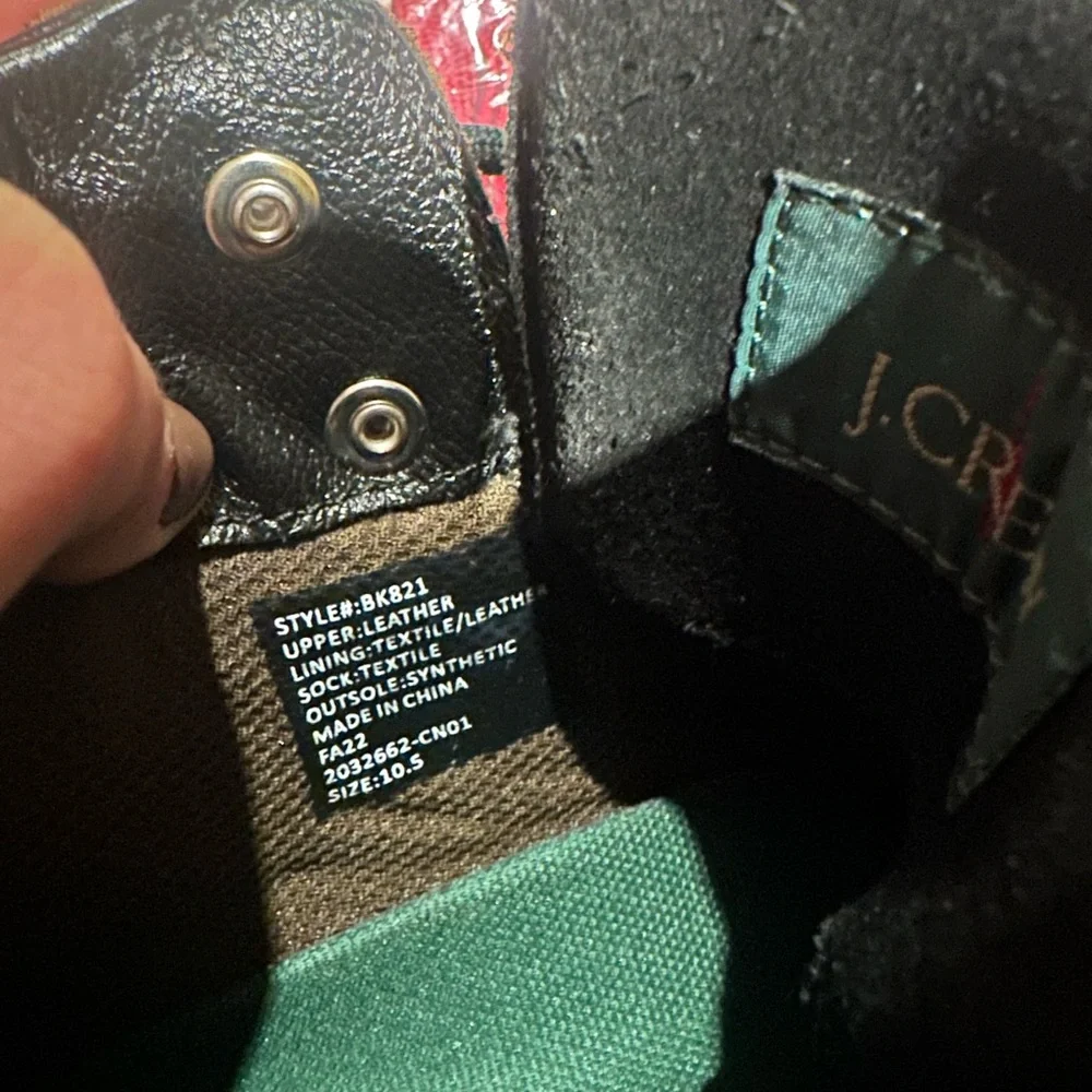 J. Crew Men’s Hiking Boots in Tumbled Leather - Picture 4 of 6